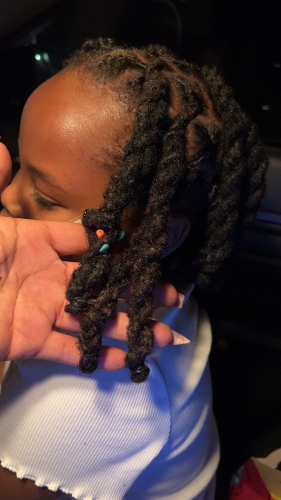 Two Stand Bob Length Natural Locs