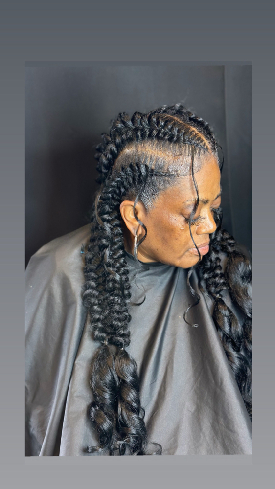 4  Butterfly braids