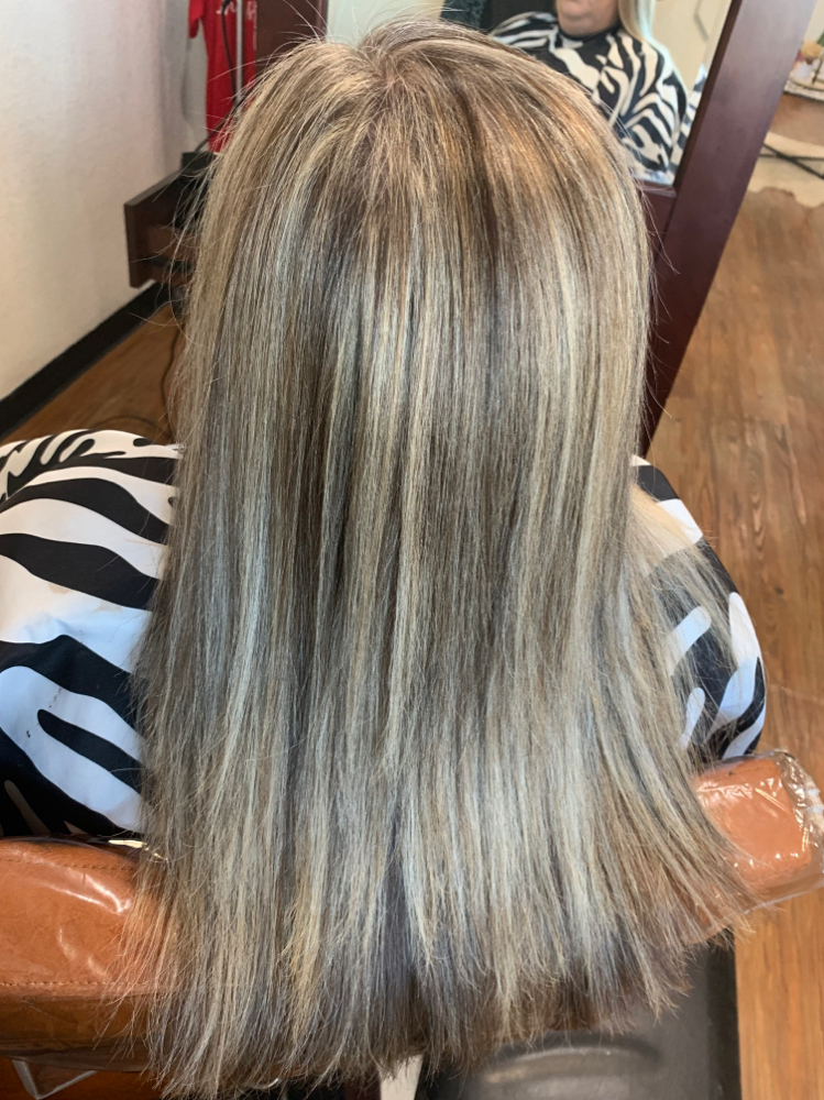 Full Head Highlights And lowlights