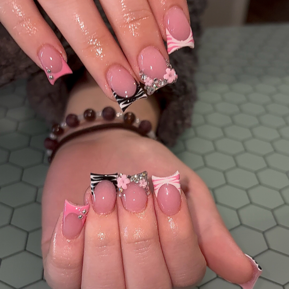 Duck Nail Acrylic Set at Enhanced By Kelsey in Creve Coeur, IL