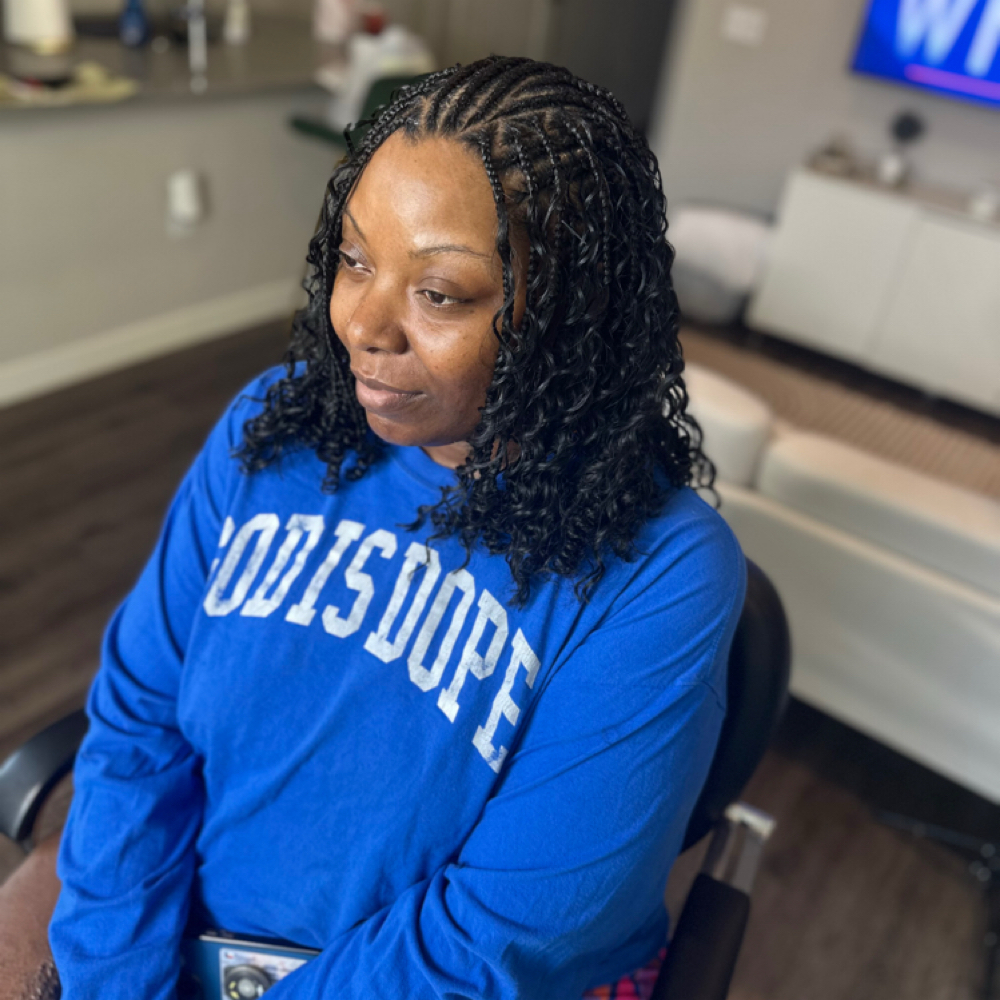 Boho Fulani Braids W/Individuals at Ria’s Styles And Beauty LLC in Mckinney, TX