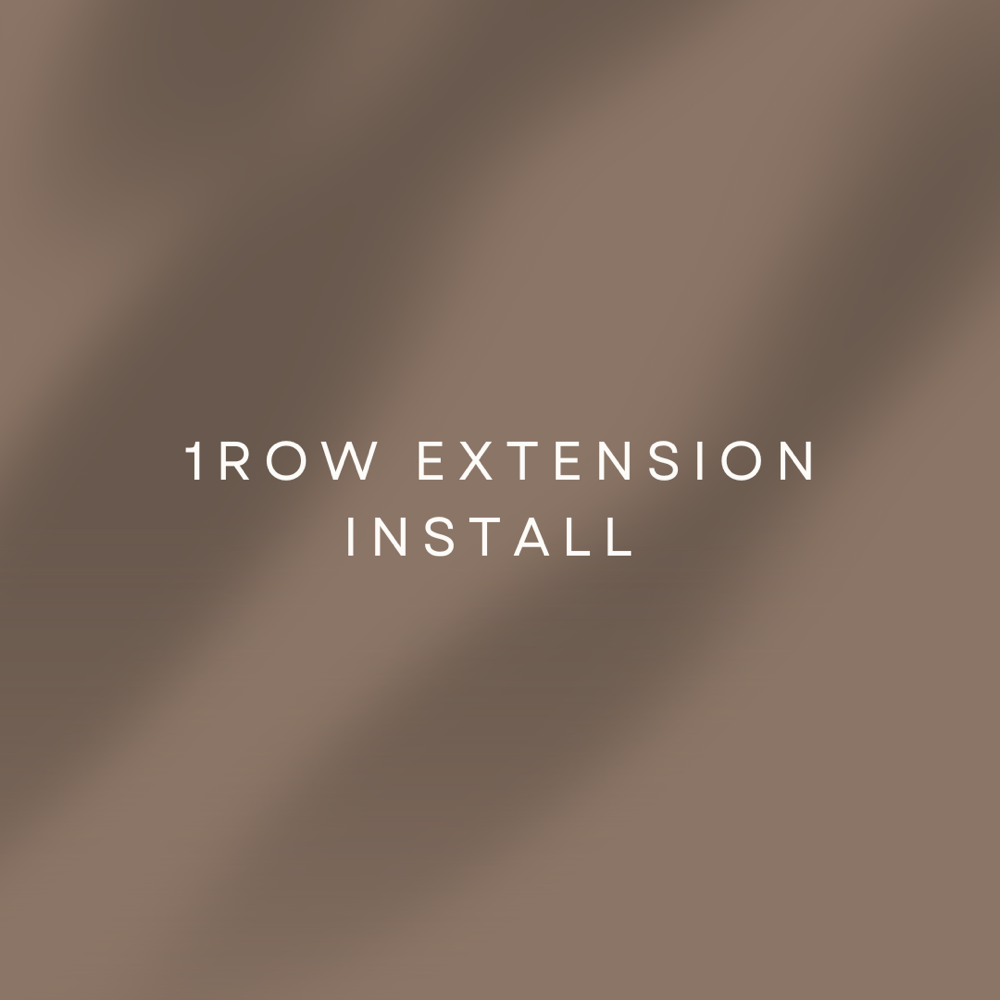 1 Row Extension Install