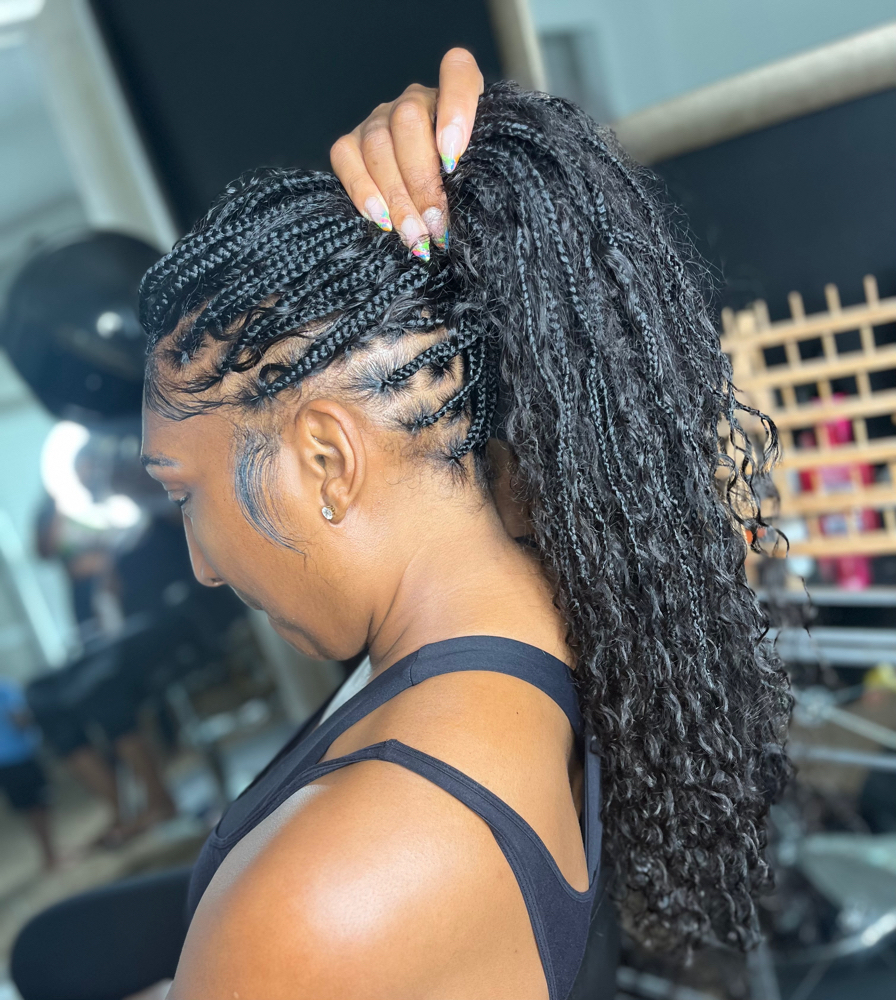 Small Knotless Braids