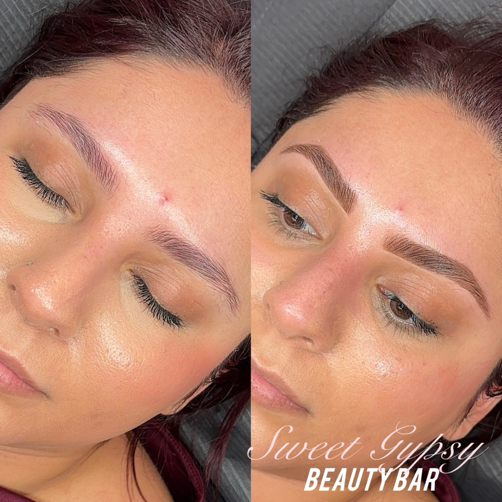 Eyebrow Tint X Thread Hybrid Brows at SWEET GYPSY BEAUTY BAR in Duncanville, TX