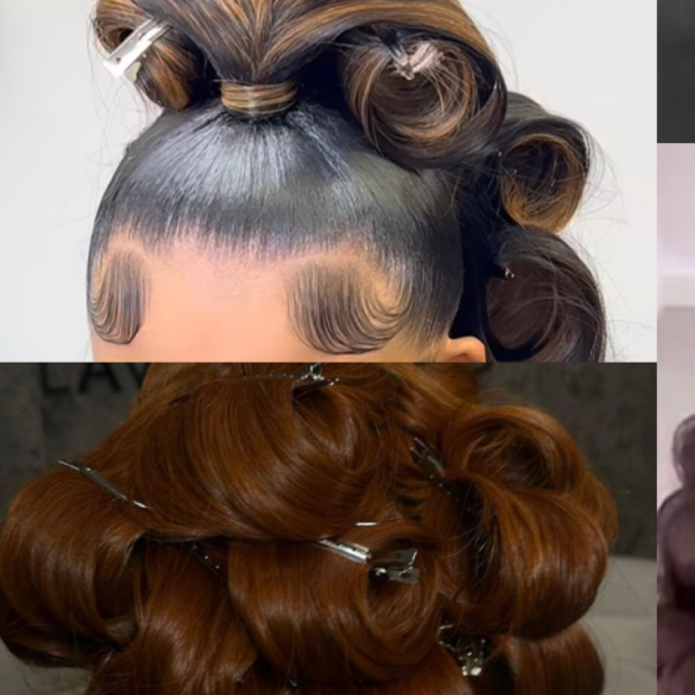 Pinned Curls *ADD ON ( Natural ) at Impeccable Beauty in Clarksville, TN
