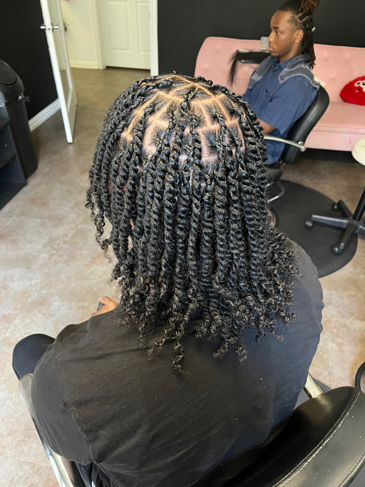 Two Strand Twists.