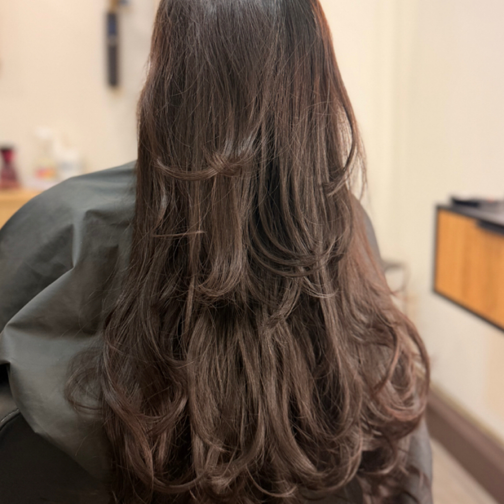 Layered Haircut at Lineage Beauty Studio by Vale in Four Oaks, NC