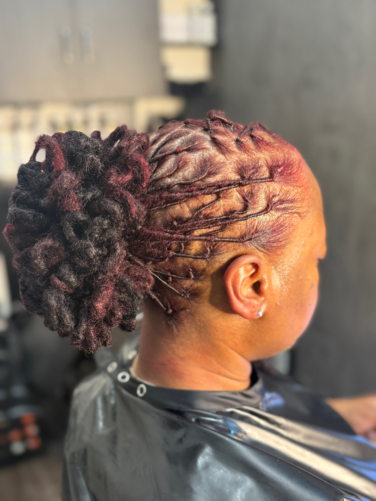 Loc 2- Step Color at Vain Galore Salon & Spa in Austell, GA