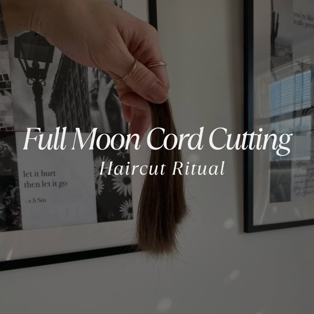 Full Moon Cord Cutting Haircut