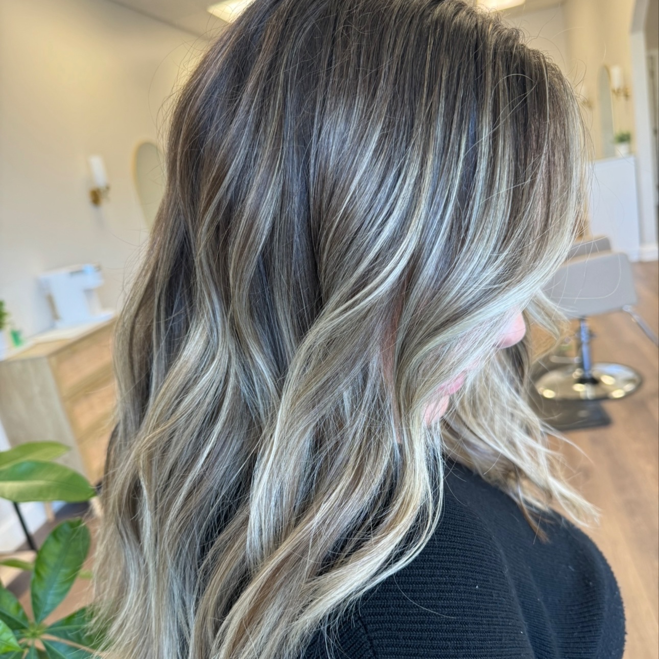 Full Balayage at Blend Salon & Co. in Milford, MA