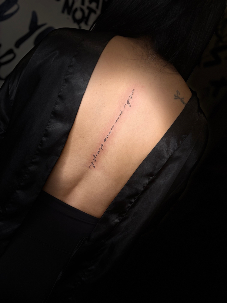 Spine Tattoo