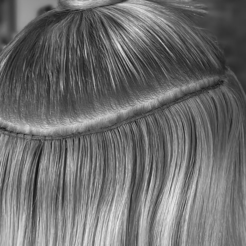 1 Row Hand Tied Extensions at Southern Roots Salon in Southlake, TX