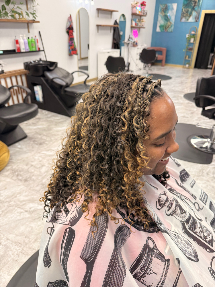 Braid Styling (with Added Hair) at Forté Beauty in Lubbock, TX