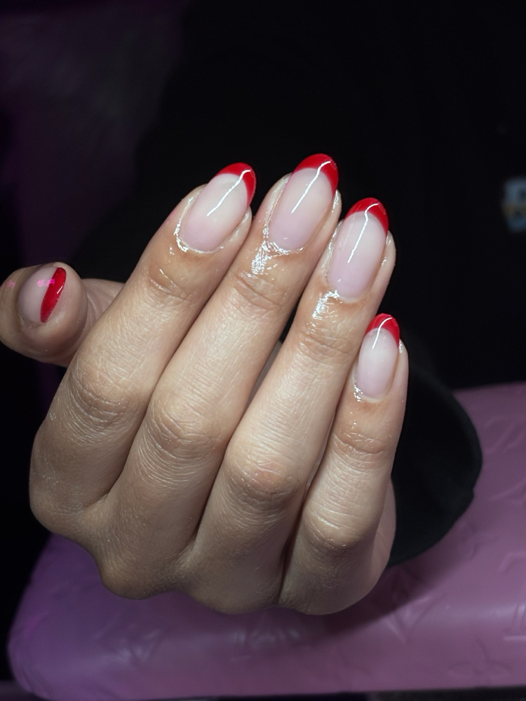 French Gel Manicure