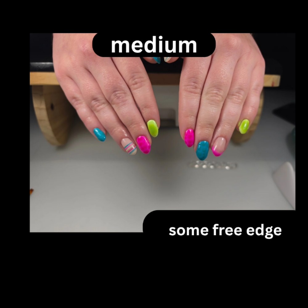 ✶ medium nail structure gel at catzaway claws in haysville, KS