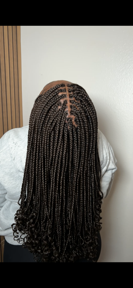 Small Box Braids Mid Back