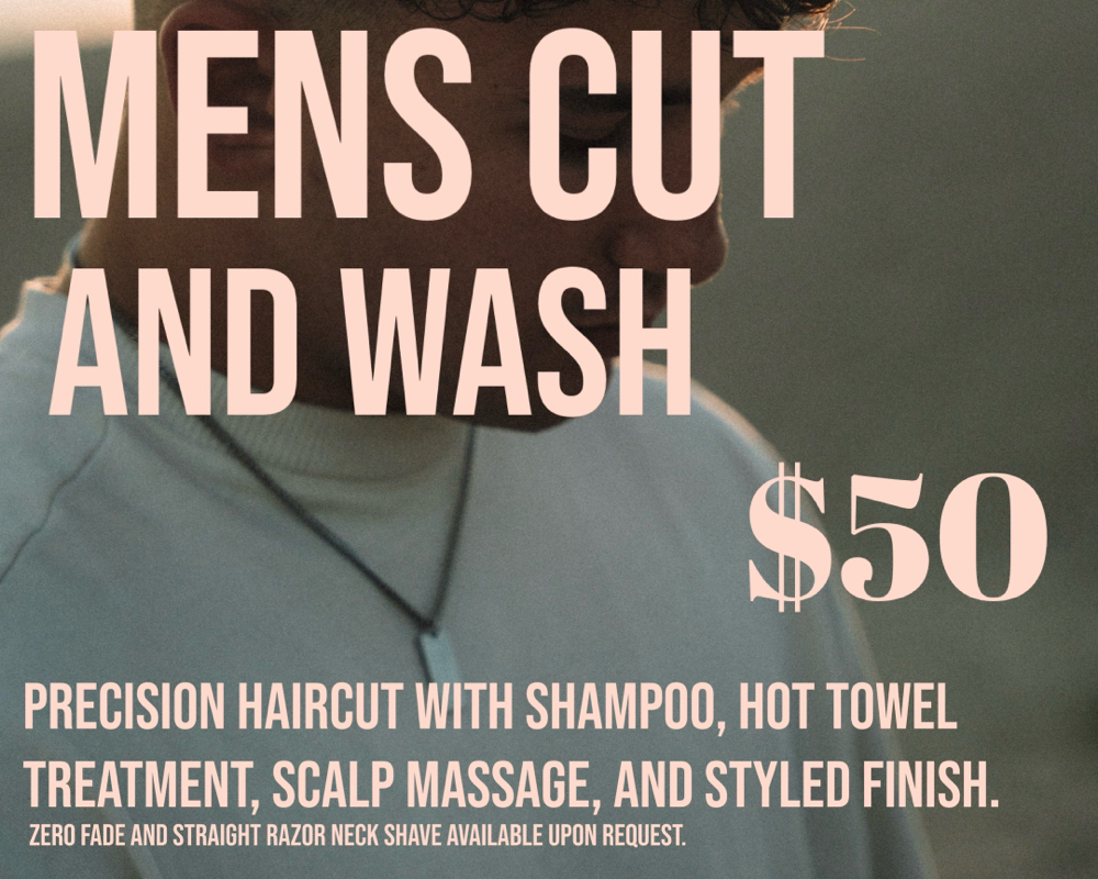 Mens Cut and Wash at Coral Cuts in American fork, UT