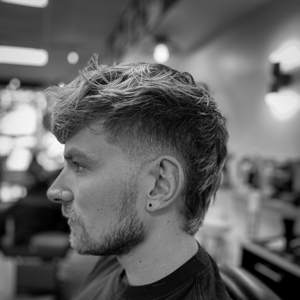Classic Men's Haircut at Raul at Black Cat in Gig Harbor, WA