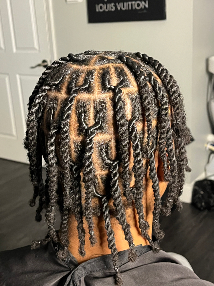 Natural Hair invisible Locs