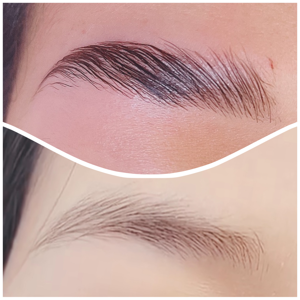 Brow tinting