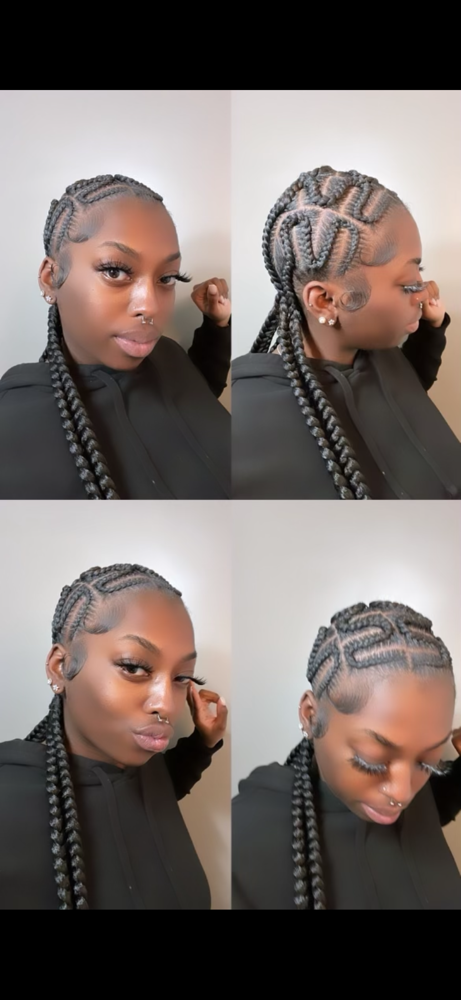 4 Or 5 Snake Braids