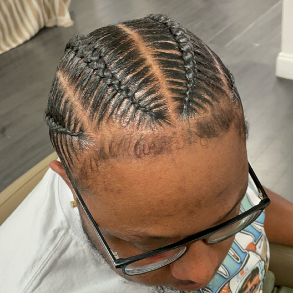 4 Stitch Cornrows at The Genie Experience in Dallas, TX