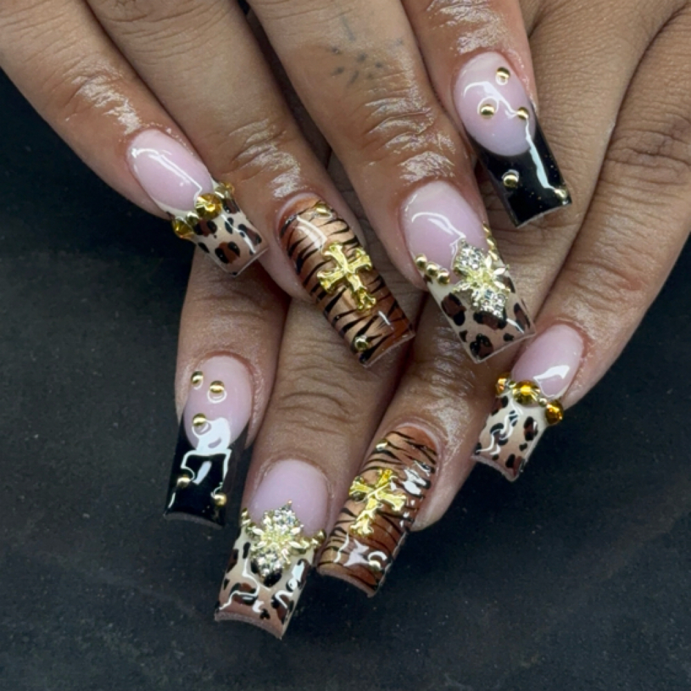 XLong Acrylic Fullset at Juss Nailss in Henderson, NV
