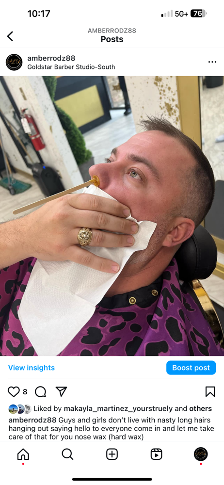 Nose Waxing