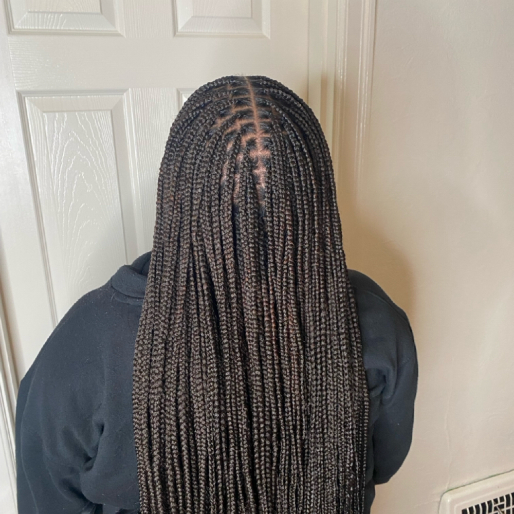 Small Knotless/Box Braids at DLUXE Effect in Saint Louis, MO