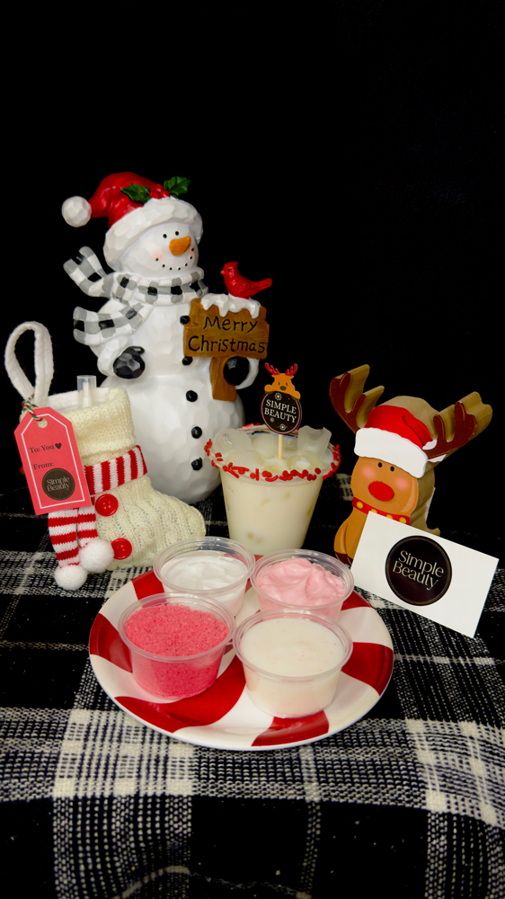 The Candy Cane Pedicure