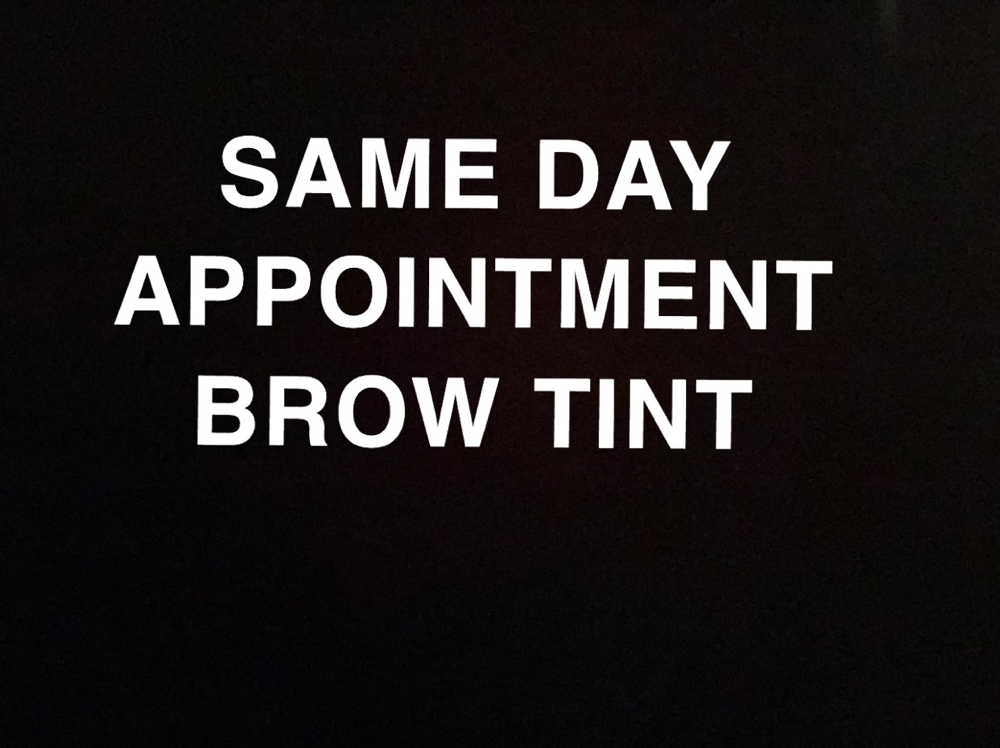 ‼️SAME DAY Brow Tint/Razor