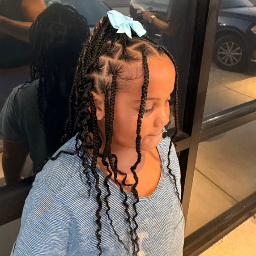 Kids Knotless (4-10) at Empire Stylez Beauty & Barber Shop in Cookeville, TN