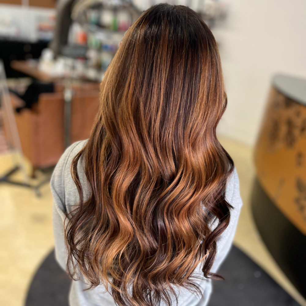 Full Balayage/ Highlights at curlupndye in Palisade, CO