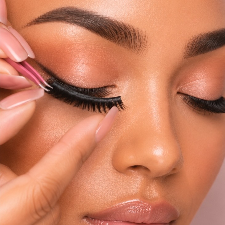 Strip Lash Application at Beauty Line in Orangeburg, SC