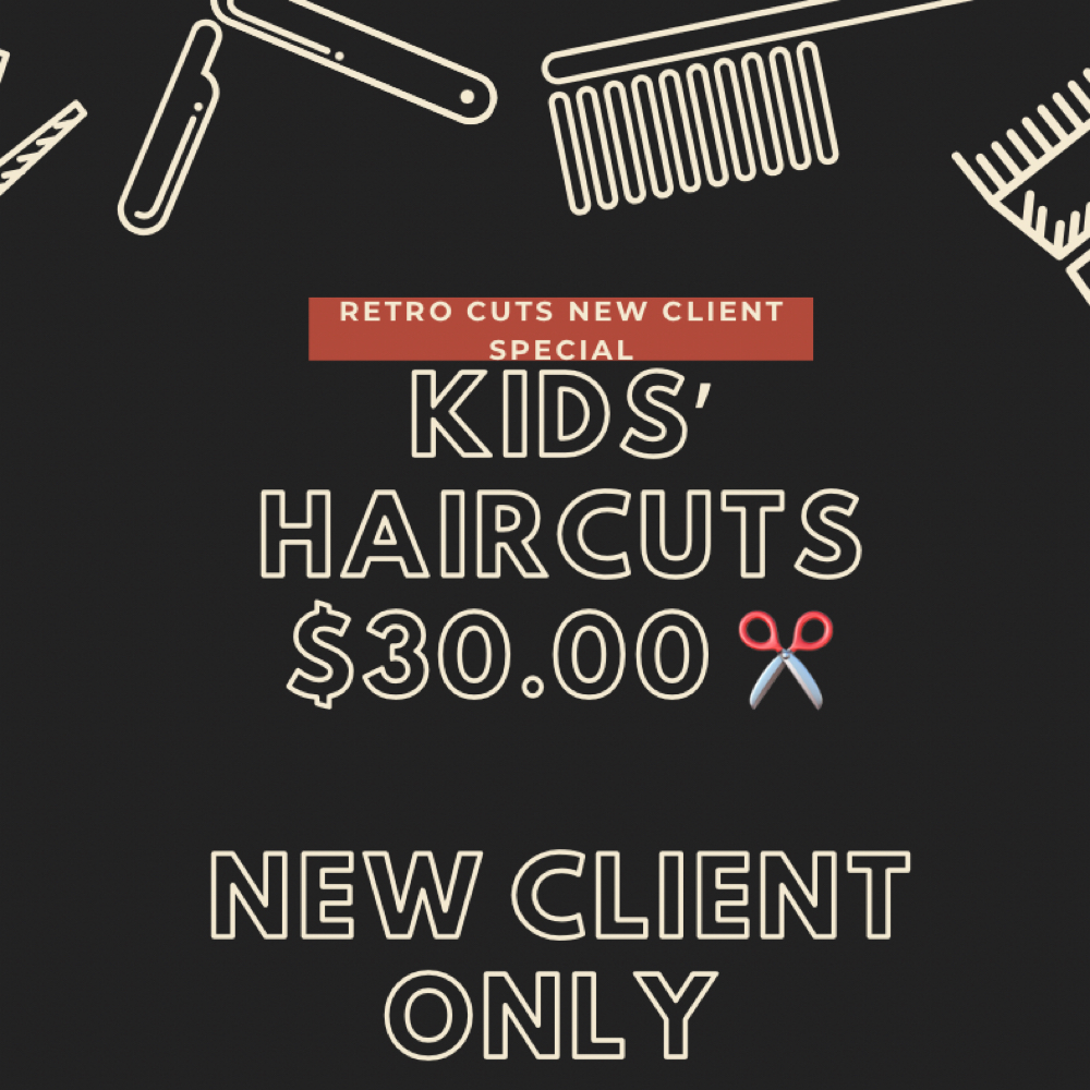 Kids Haircut-New Client at Retro Cuts LLC in Phoenix, AZ