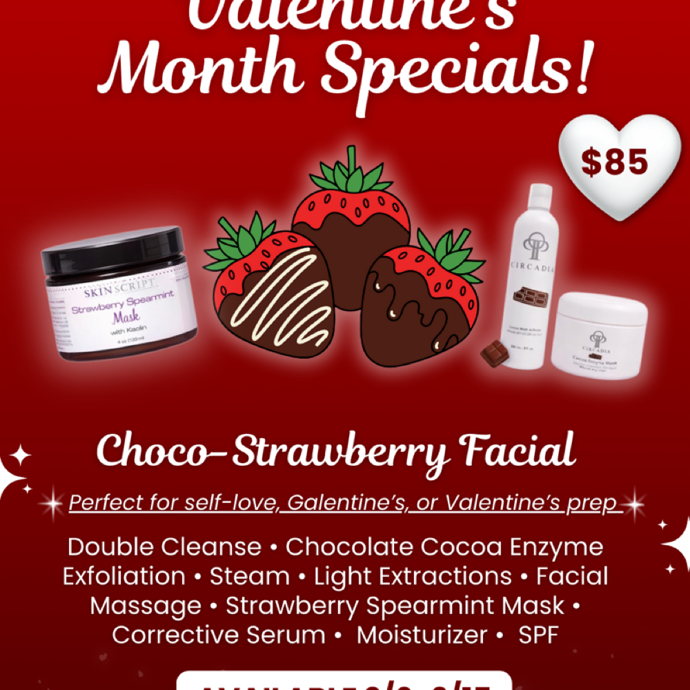 VDAY: Choco-Strawberry facial