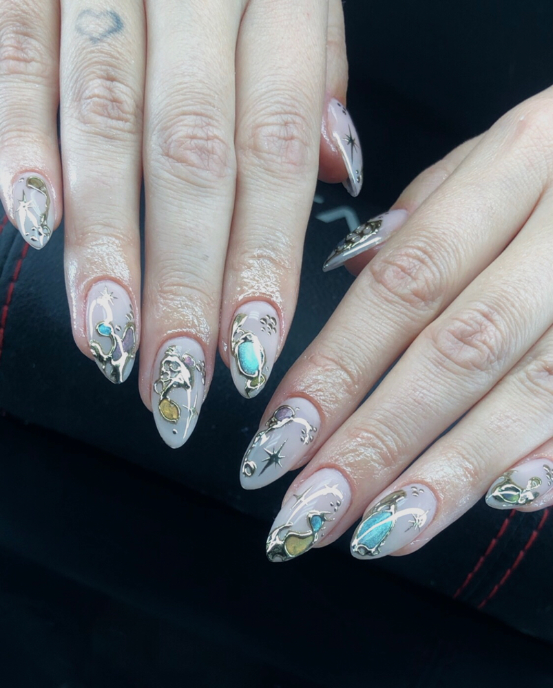 Gel Extensions + Tier 2 Art