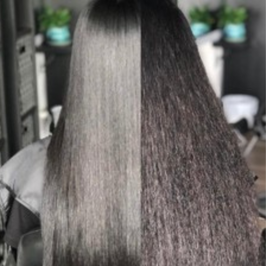 Silk Press-Long, mid back, stretch at To Cut & Dye For | Sculpted with Kare in Los Angeles, CA