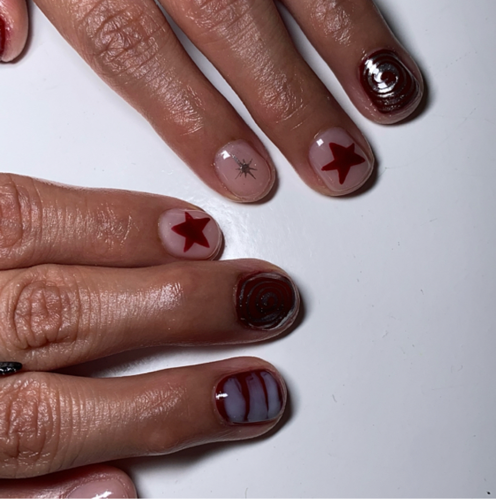Hard Gel Tier 1 Nail Art at Nails by Anna in Visalia, CA