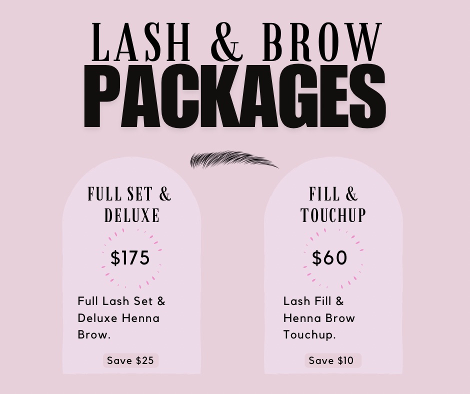 Lash & Brow Packages