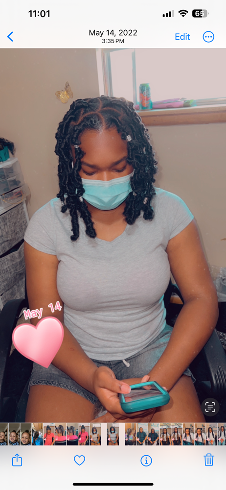 Large Butterfly Locs