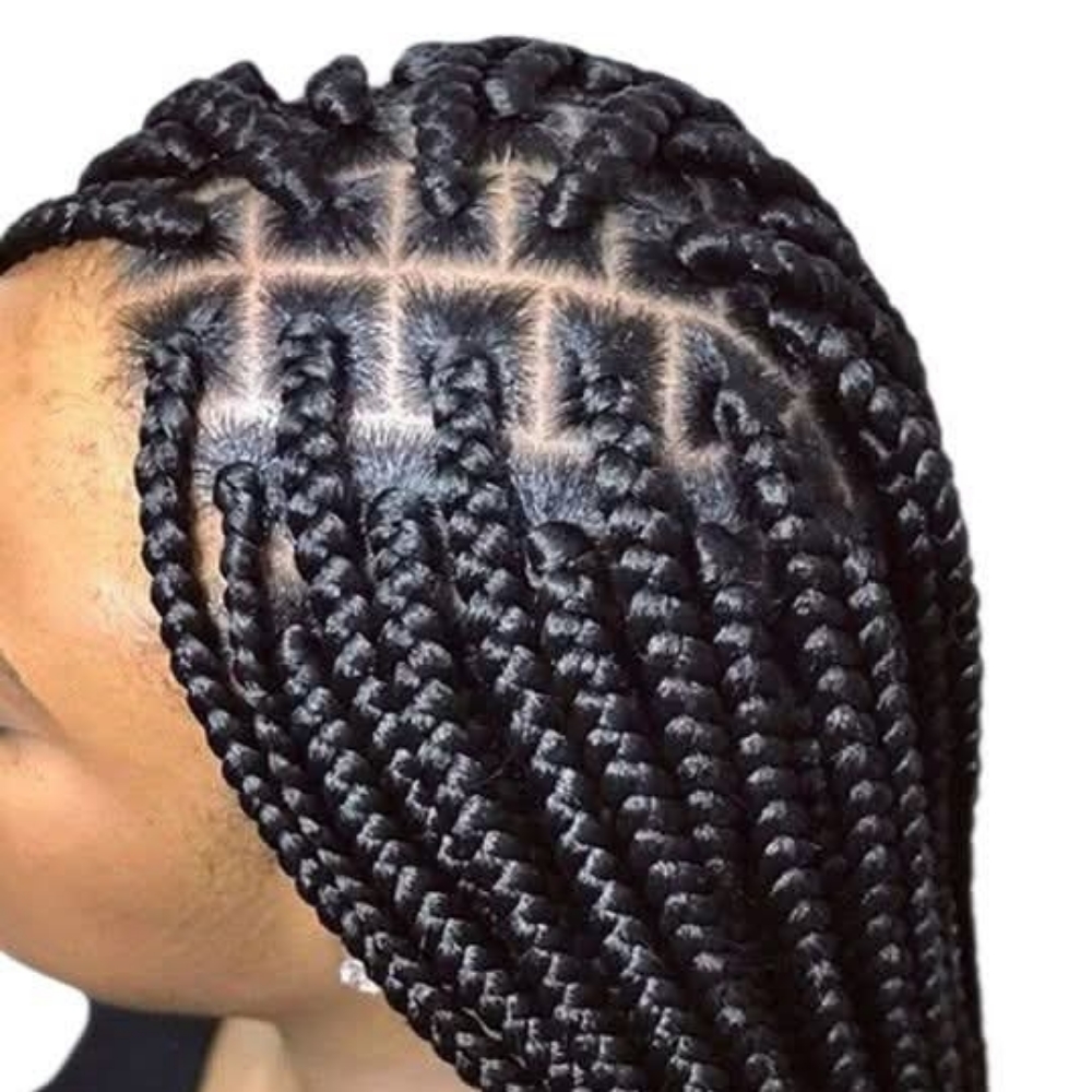 Box Braids at Ruphine Hair Braiding in Marietta, GA