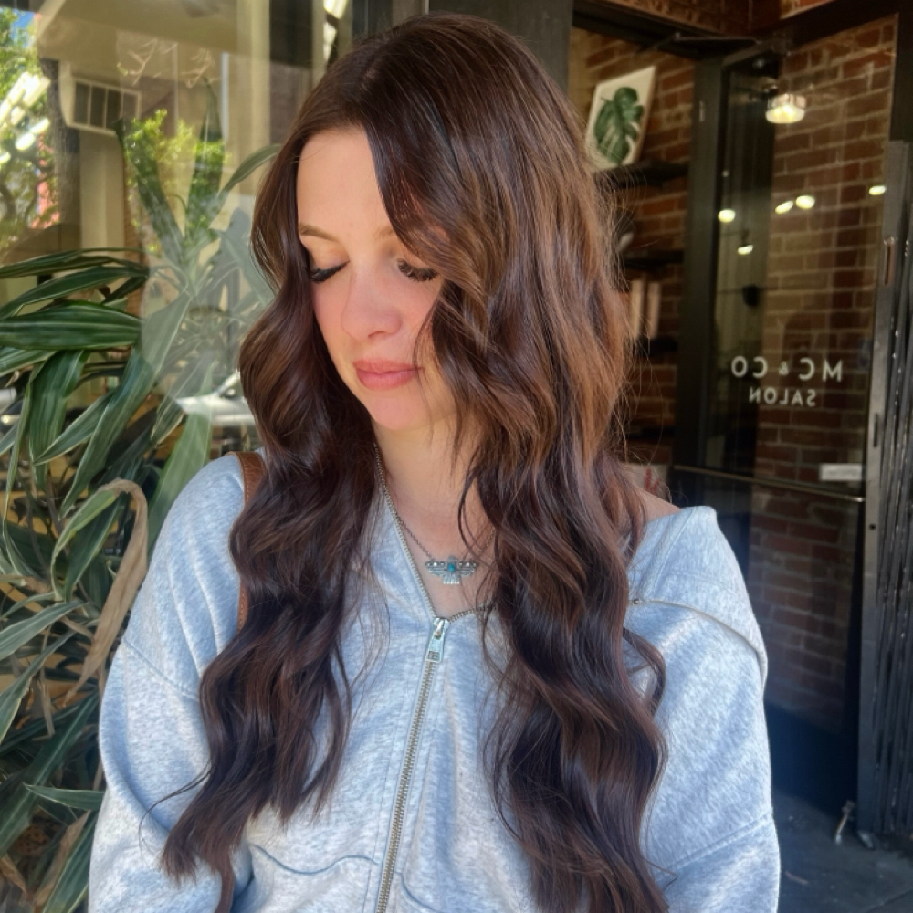 All Over Color (Blonde To Dark) at Britney_does_hair in Chico, CA