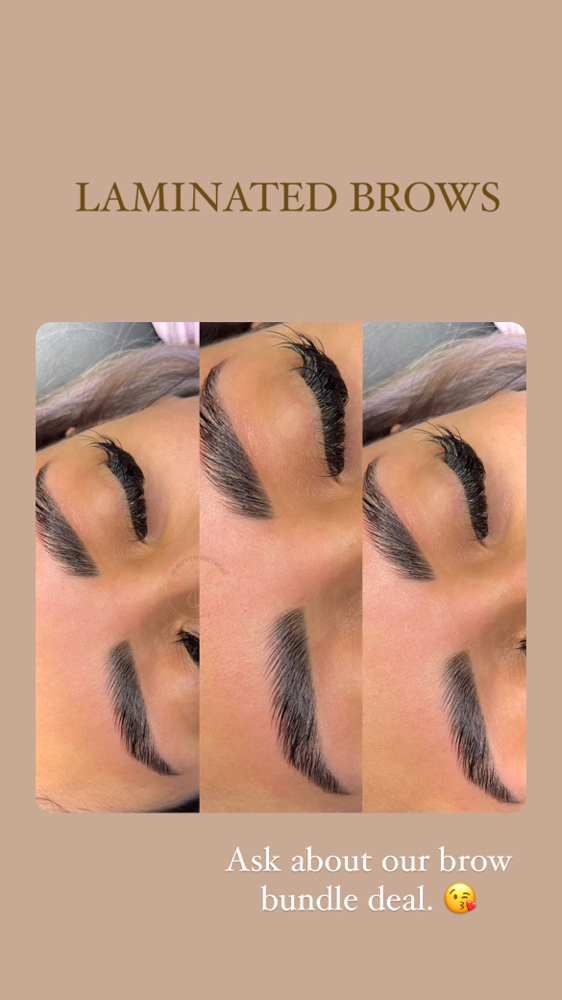 Brow lamination + Tint Combo