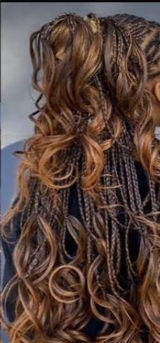Braided French Curls