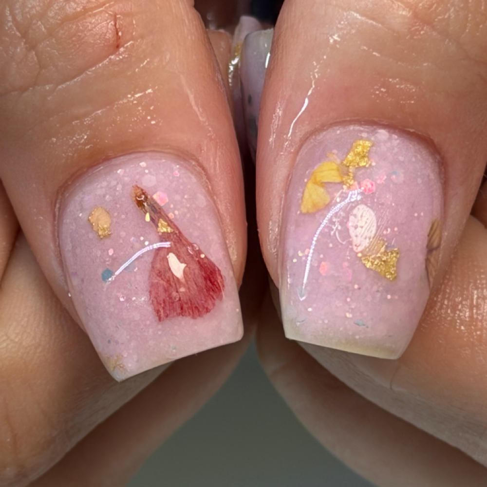 Acrylic Encapsulation Nail Art at Sets by Sarah in westfield, IN