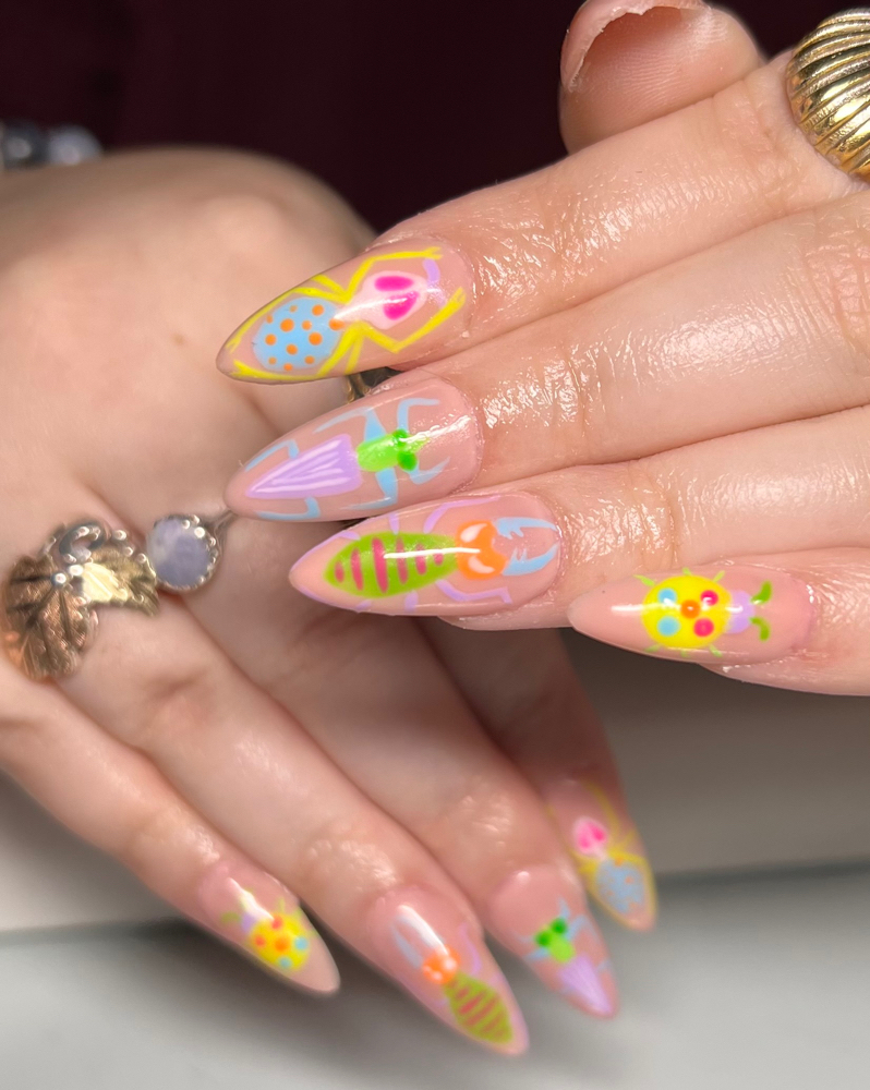 Nail Art, Charms, & Chrome