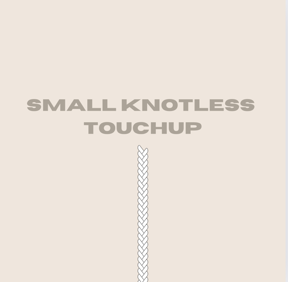 Small Knotless/ Loc Touchup