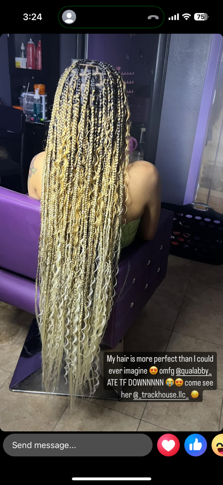 Knotless Boho Braids