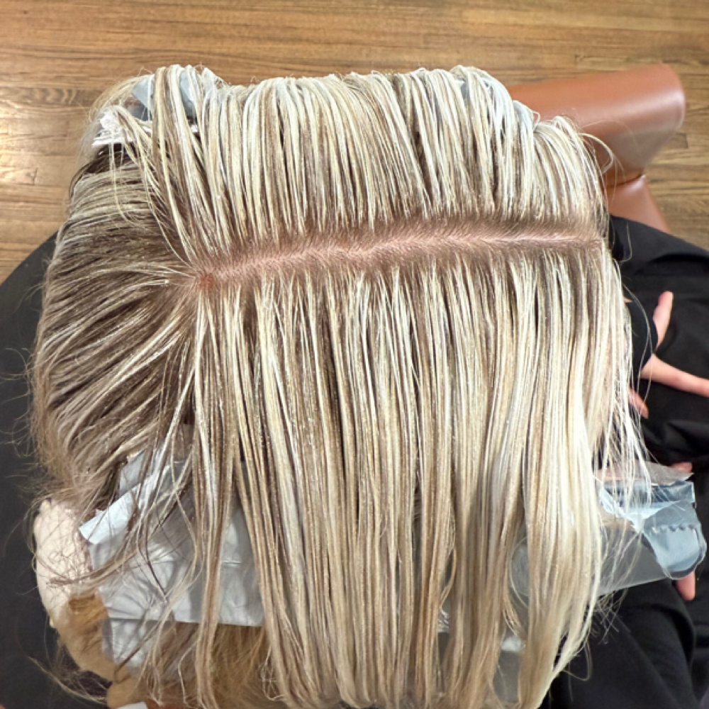 Full Blonding at Roots & Boots Hair Studio in White House, TN